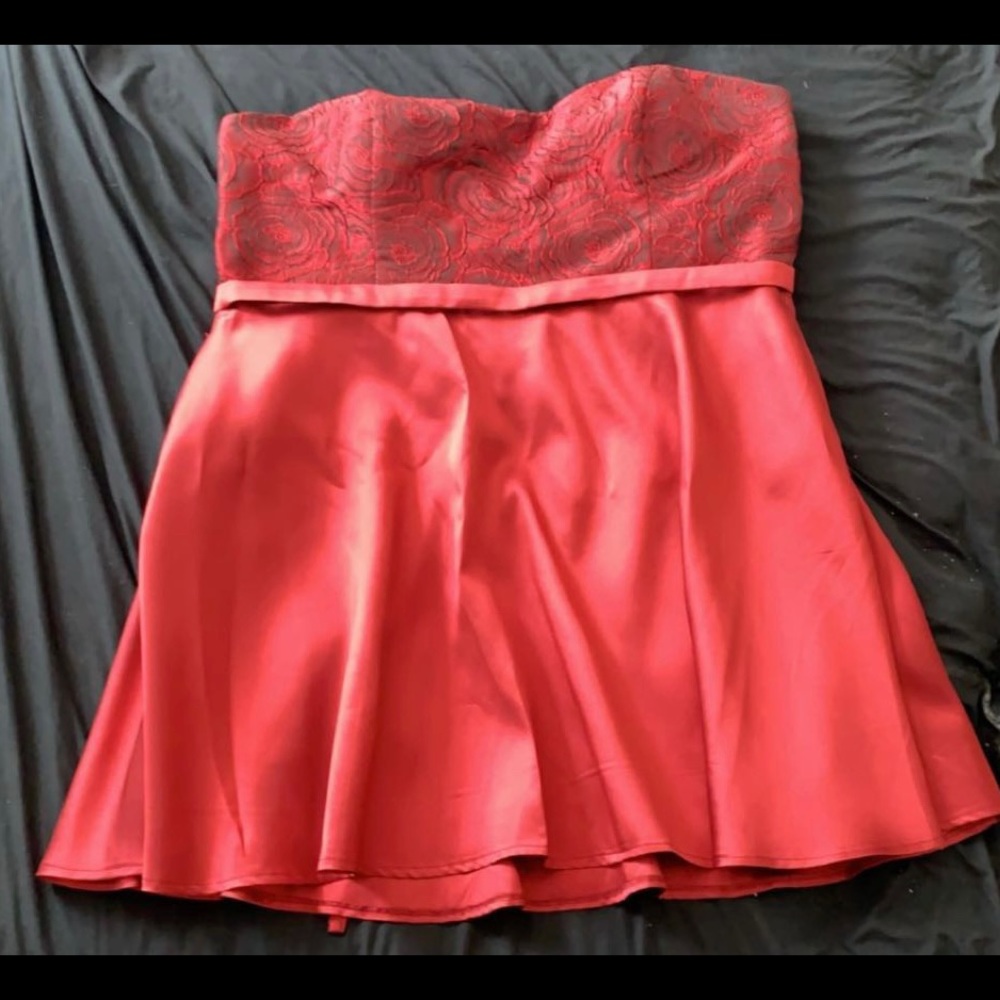 Corset back homecoming dress